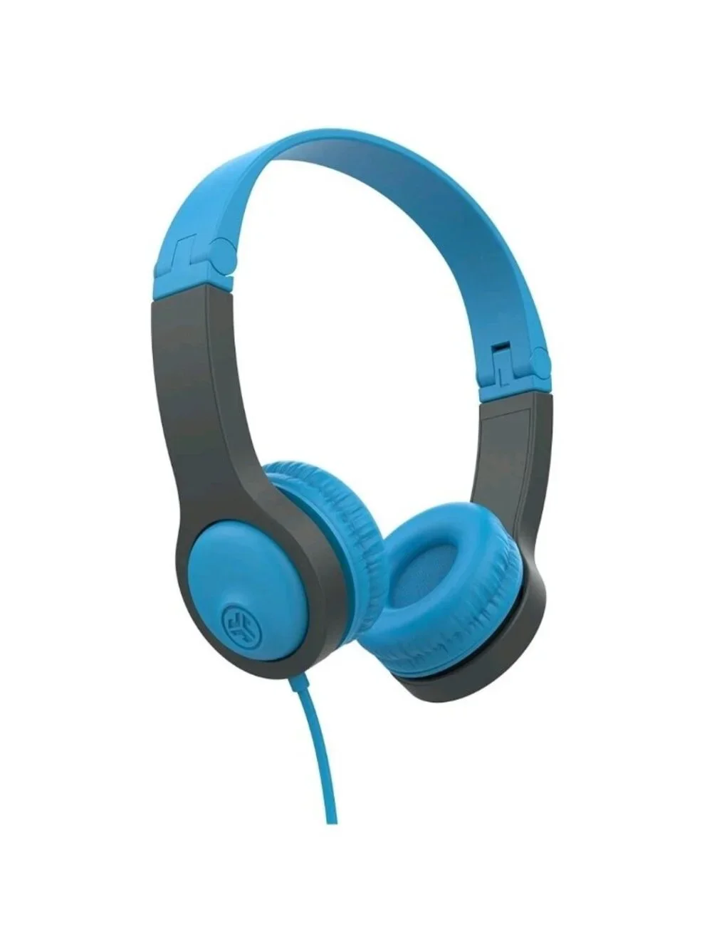JLab JBuddies Folding Gen 2 Kids Headphones Wired Volume Limiter Ages 2+ Blue
